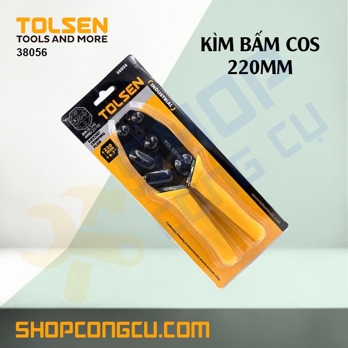 Kìm bấm cos 220mm Tolsen 38056