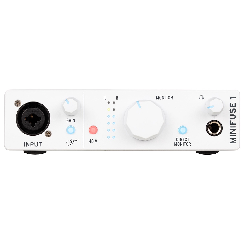 Arturia Mini Fuse 1 - Màu trắng - Soundcard thu âm, livestream chất lượng cao