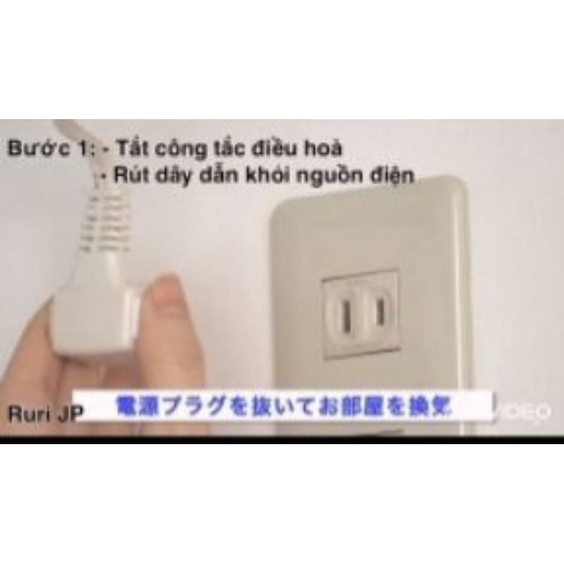 (Mẫu mới 2021) Chai xịt vệ sinh điều hòa, vệ sinh máy lạnh Nhật Bản