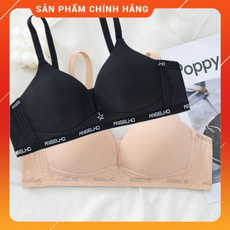 Áo Lót Su Đệm Mỏng Không Gọng Mềm Mát Dây Chữ Ôm Gọn Ngực 3285