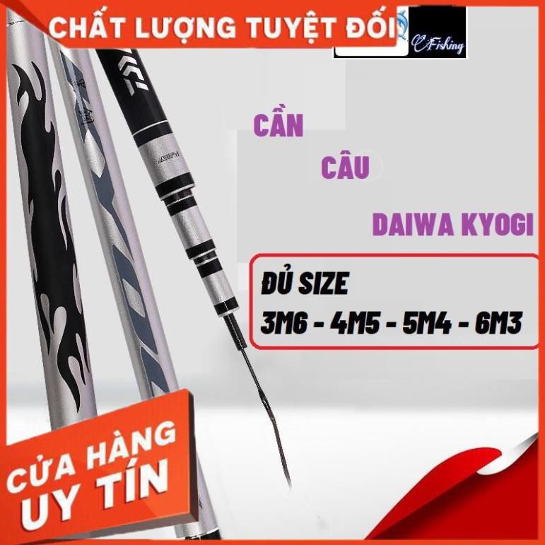 Cần Câu Tay 6h Cần Câu Tay DAIWA KYOGHI [ Bảo Hành Các Lóng 12 Tháng] hàng chuẩn cho anh em đi săn- SANAMI FISHING STORE