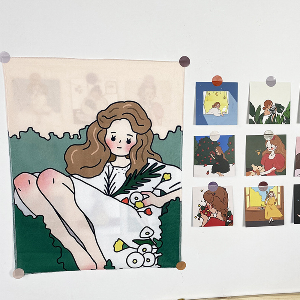 Tranh Vải Treo Tường Họa Tiết Dễ Thương Trang Trí Nhà Cửa