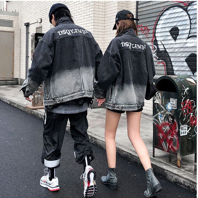 [MỚI] Áo khoác jean màu đen MXP unisex nam nữ cặp đôi tuyệt đỉnh cho năm nay