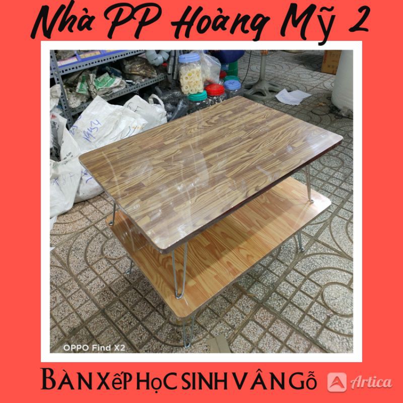 Bàn xếp học sinh mặt vân gỗ - Cực dày