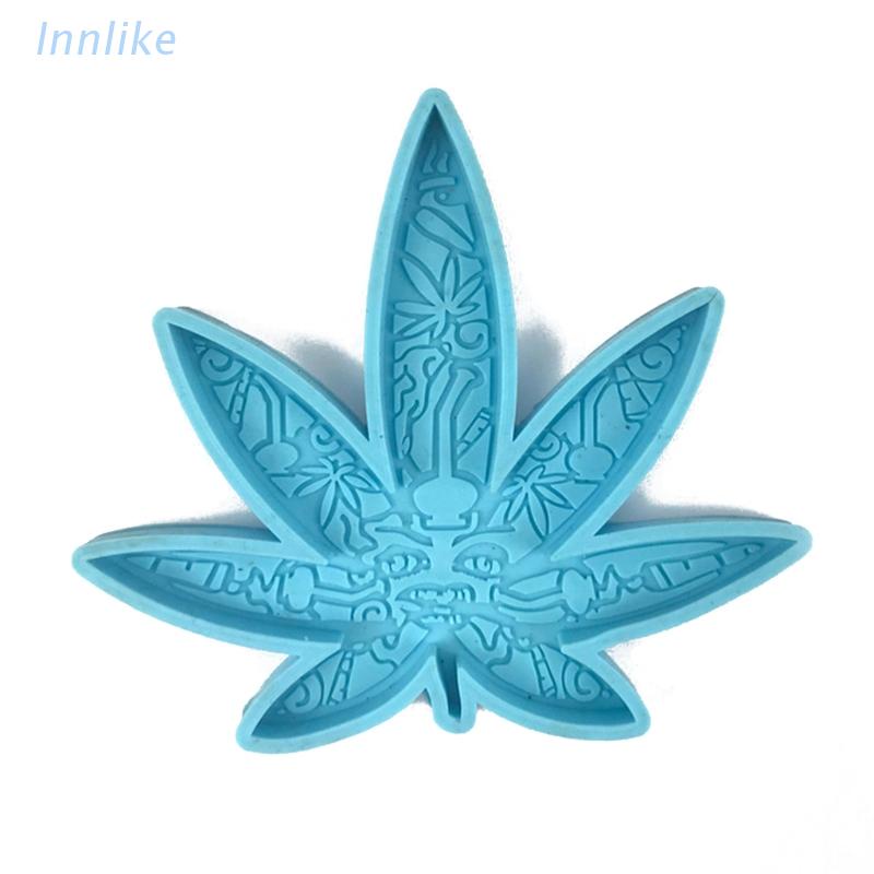 Khuôn Silicone Làm Đế Lót Ly Hình Chiếc Lá