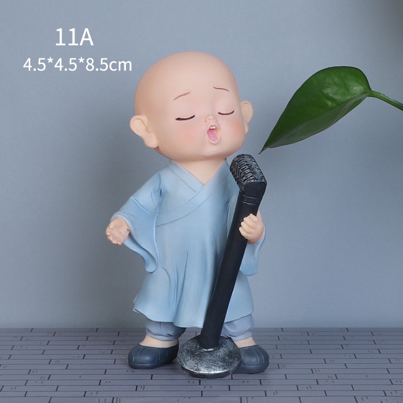 Tượng chú tiểu mini đáng yêu mang lại bình yên trang trí nhà cửa, ô tô 💕FREESHIP 50k💕 - Linh Tinh 10k