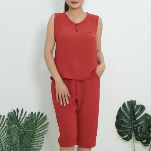 ĐỒ BỘ  LỬNG MẶC Ở NHÀ     Chất Liệu Đũi Thoáng Mát, Mềm Mại, Không Nhăn [ẢNH THẬT] [Tưng Bừng Khai Trương]