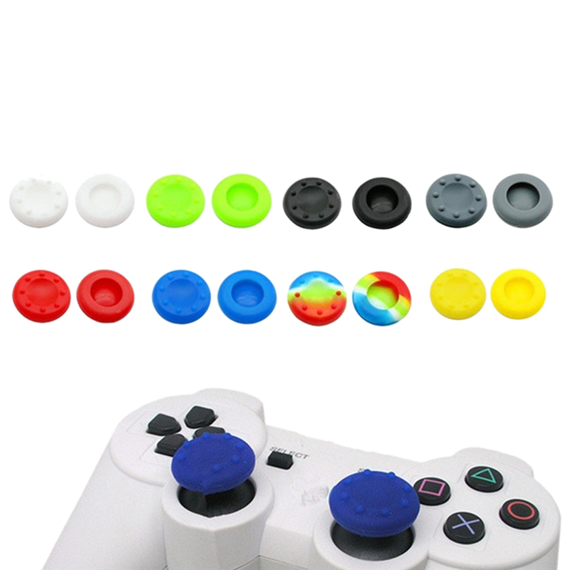 10 Nắp Silicone Bảo Vệ Nút Bấm Tay Cầm Chơi Game Ps3 Ps4 Xbox One / 360