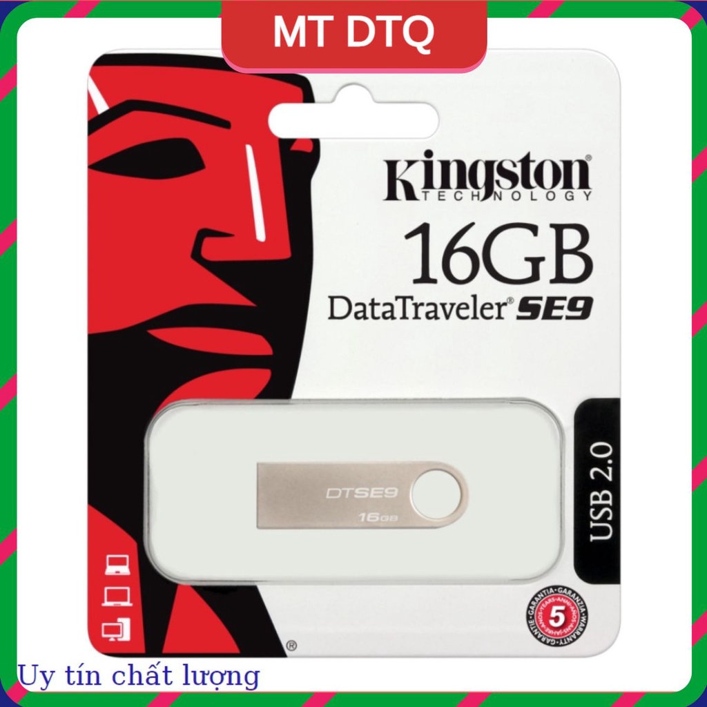 USB 2.0 Kingto 16GB thiết kế nhỏ gọn, vỏ kim loại chống nước