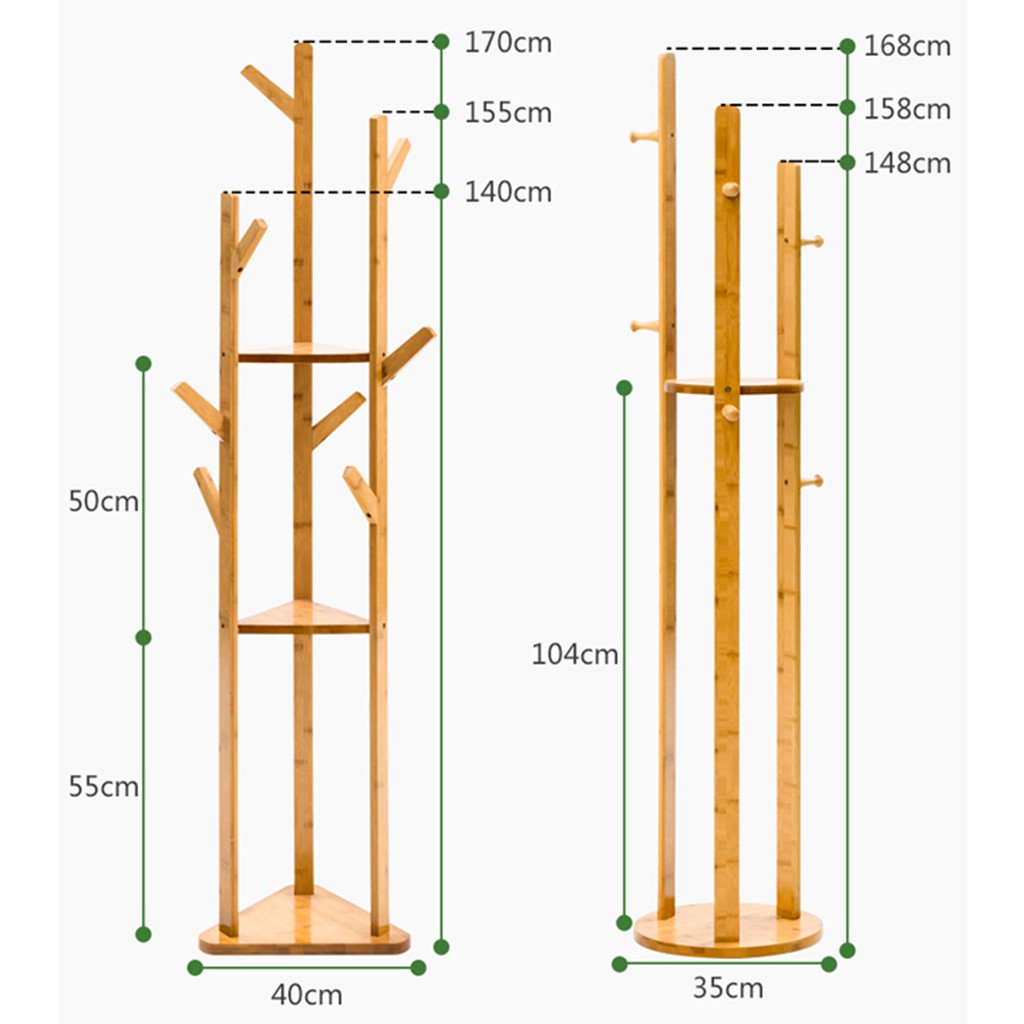 Cây treo quần áo bằng gỗ hình cây , Giá treo quần áo bằng gỗ cao cấp