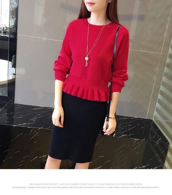 Áo len bo eo Hàn Quốc_Áo len nữ đẹp_Áo len kiểu | BigBuy360 - bigbuy360.vn