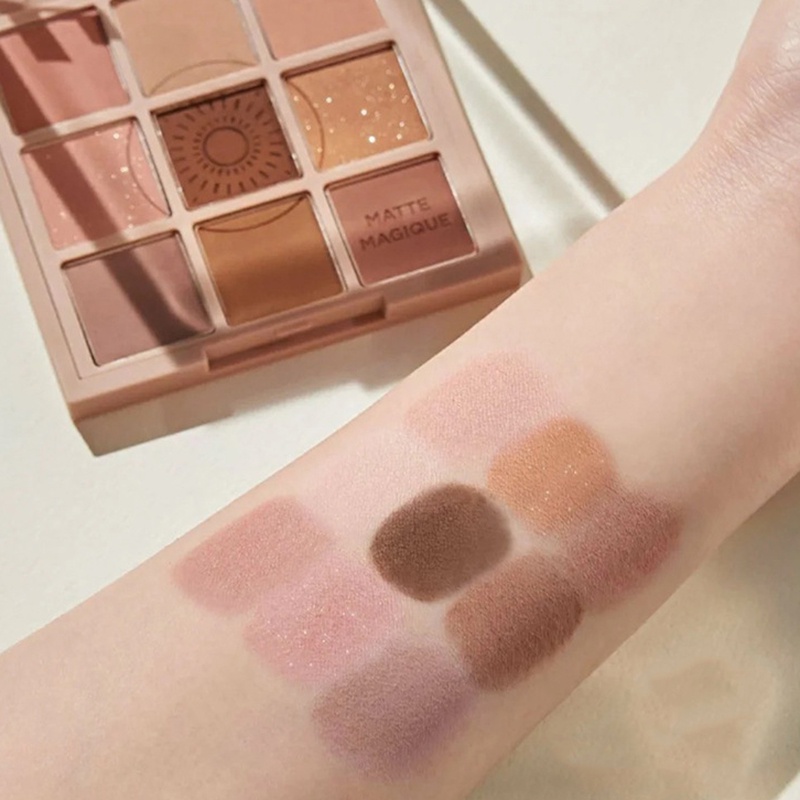 [Hàng mới về] Bảng phấn mắt 9 màu sắc hiệu ứng lì và ánh ngọc trai chống nước chống mồ hôi lâu trôi xinh xắn | BigBuy360 - bigbuy360.vn