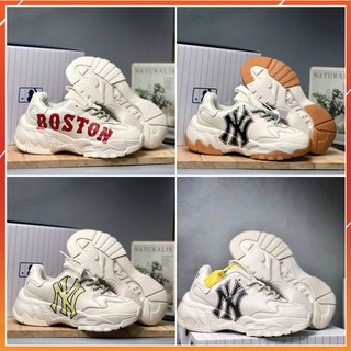 Giày MLB boston,NY Vàng, NY Đen, Ny Đế Nâu full size nam nữ, Giày thể thao tăng chiều cao