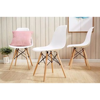 Ghế nhựa chân gỗ Eames ( LA_C002 )