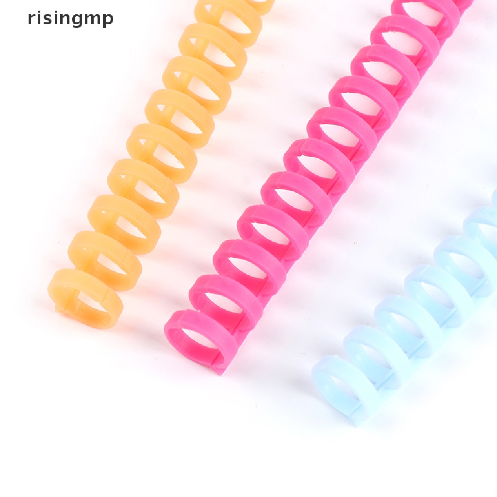 Vòng Xoắn Bằng Nhựa 30 Lỗ Chuyên Dụng Cho Giấy A4 A5 A6 ♨Trên đó