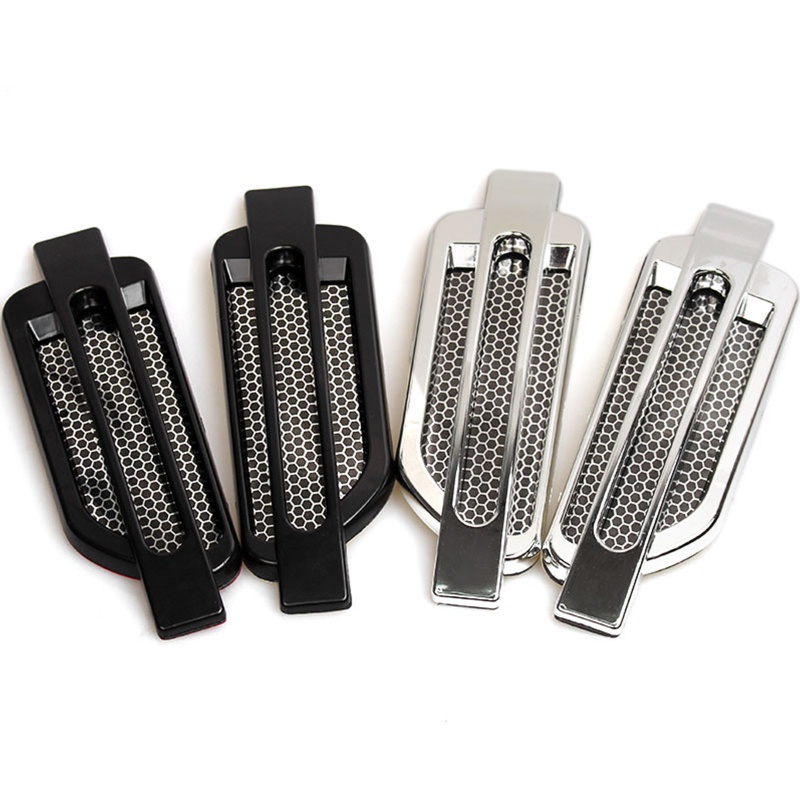 Bộ 2 Miếng Dán Trang Trí Lỗ Thông Gió Xe Hơi Tự Dính Tiện Dụng