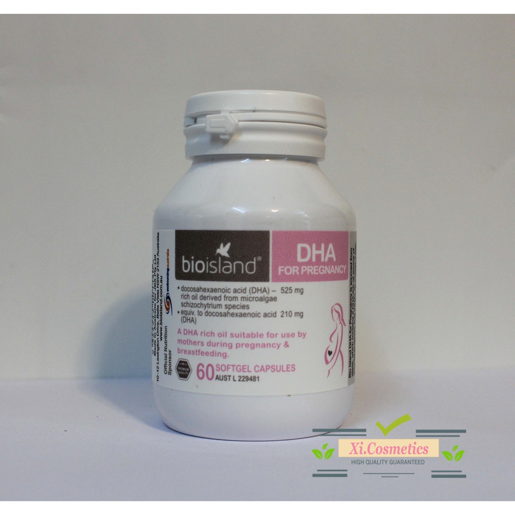 Viên uống Bioisland DHA for Pregnancy cho bà bầu 60 viên