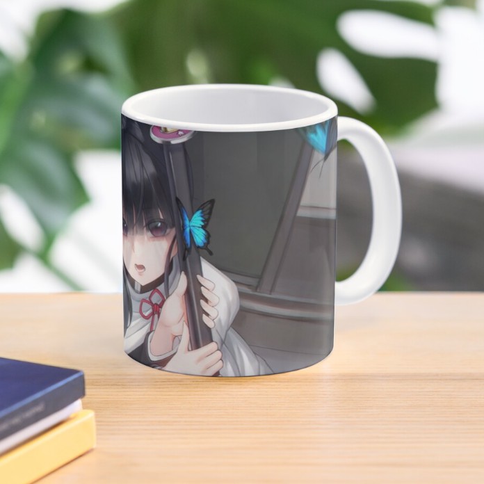 Cốc sứ bướm Kanao