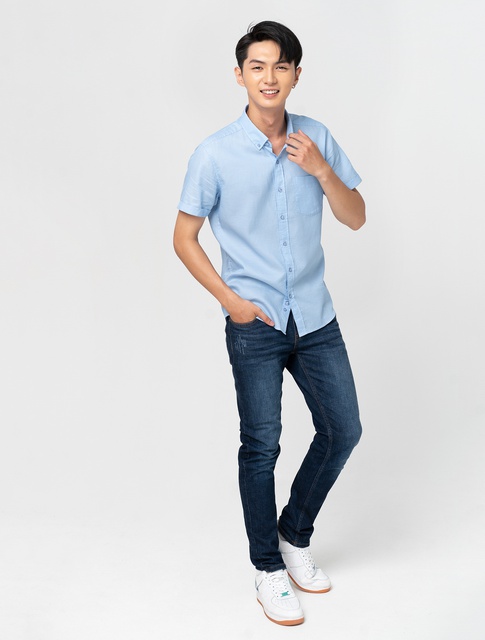 [Mã WABRCW giảm 40k đơn 99k] Áo sơ mi nam 8TH20W007 Canifa | BigBuy360 - bigbuy360.vn