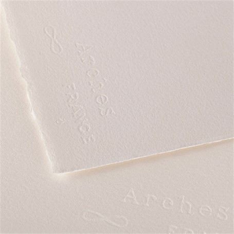 (size bé) Giấy vẽ màu nước Arches Natural White 300gsm