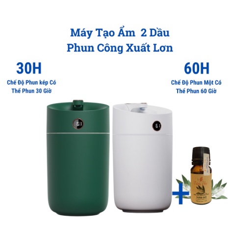 [Quà tặng tinh dầu ] Máy khuếch tán tinh dầu X12 dung tích 3000ml, máy xông tinh dầu phun sương có đèn LED