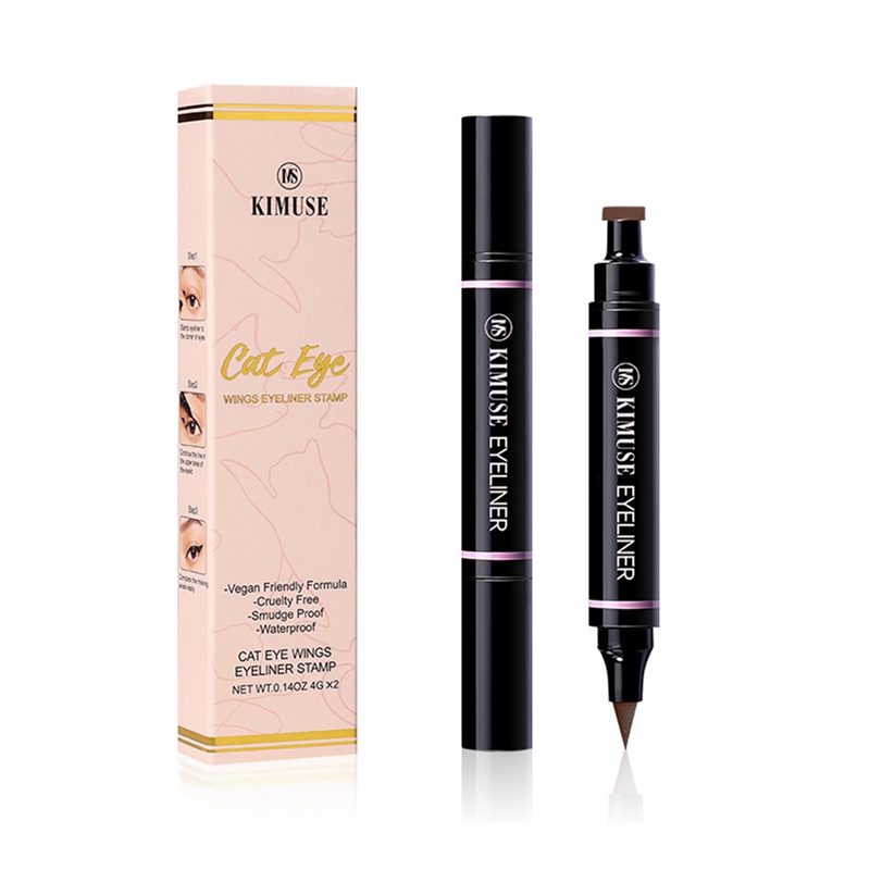 Set 2 Chì Kẻ Mắt Hai Đầu KIMUSE Chống Thấm Nước