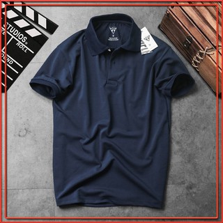 Áo Polo Nam Chất Xịn Màu - Áo Thun Nam T-Simple (Navi) [FUNSIES]