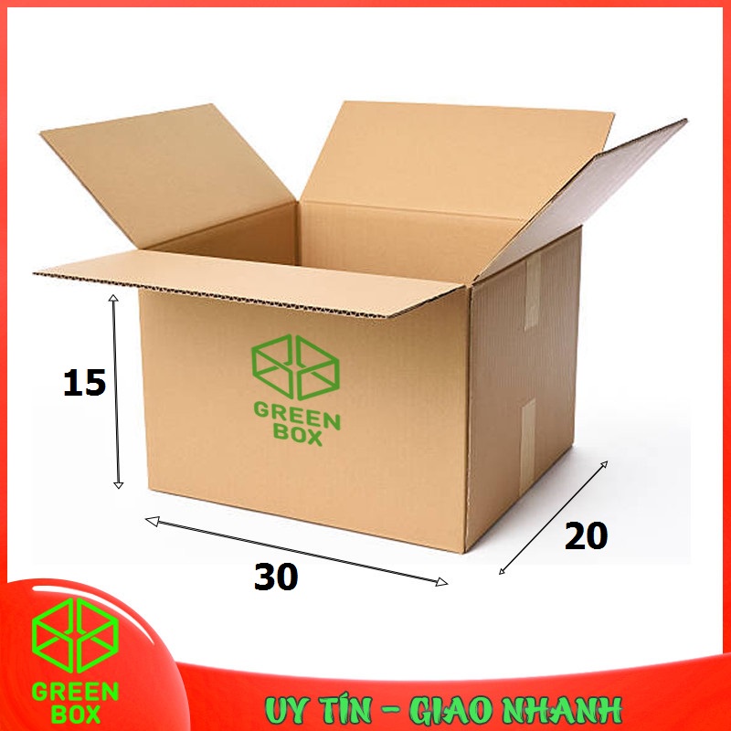 Bộ 10 Hộp Carton 30x20x15 Cm Thùng Carton Giá Rẻ