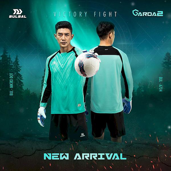 Quần áo thủ môn có đệm tay dài, bộ đồ đá banh BULBAL GARDA 2 A704 mẫu mới - Dungcusport