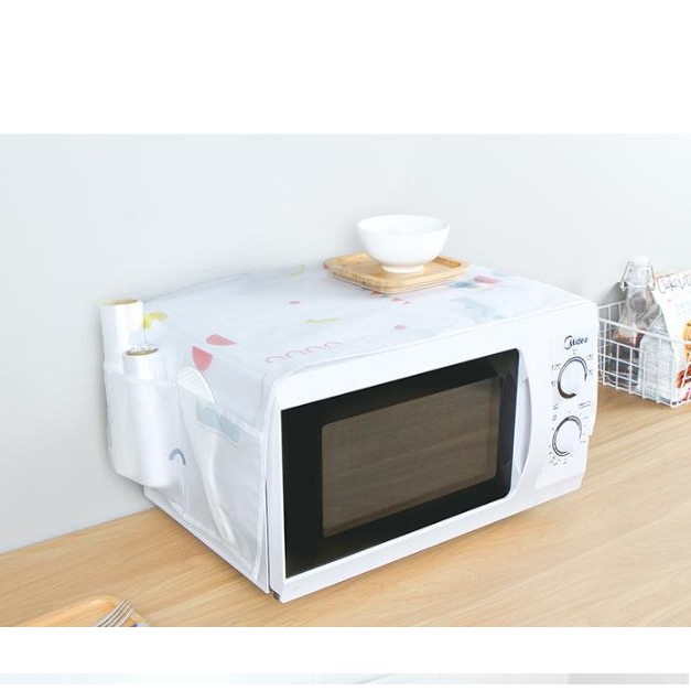 Tấm phủ LÒ VI SÓNG chống thấm nước, chống bụi, có túi bên hông đựng đồ tiện lợi - giao ngẫu nhiên