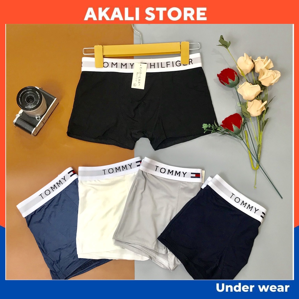 Quần lót nam đùi cotton co dãn 4 chiều - Quần sịp đùi nam boxer rẻ đẹp | AKALI