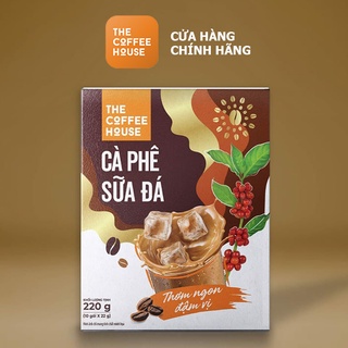 Cà phê sữa đá hòa tan - The Coffee House - hộp 10 x 22gr - cafe gói hòa tan, cà phê sữa, thơm ngon đậm vị [CHÍNH HÃNG]