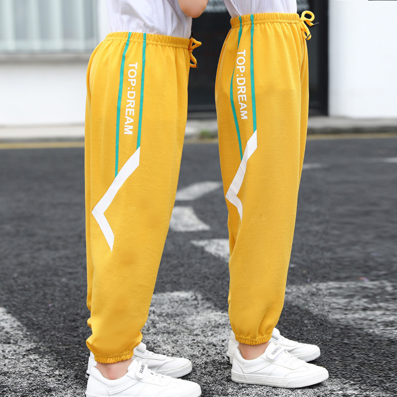 Quần dài thể thao YAOEENH phong cách hàn quốc năng động 2021 dành cho bé trai và bé gái