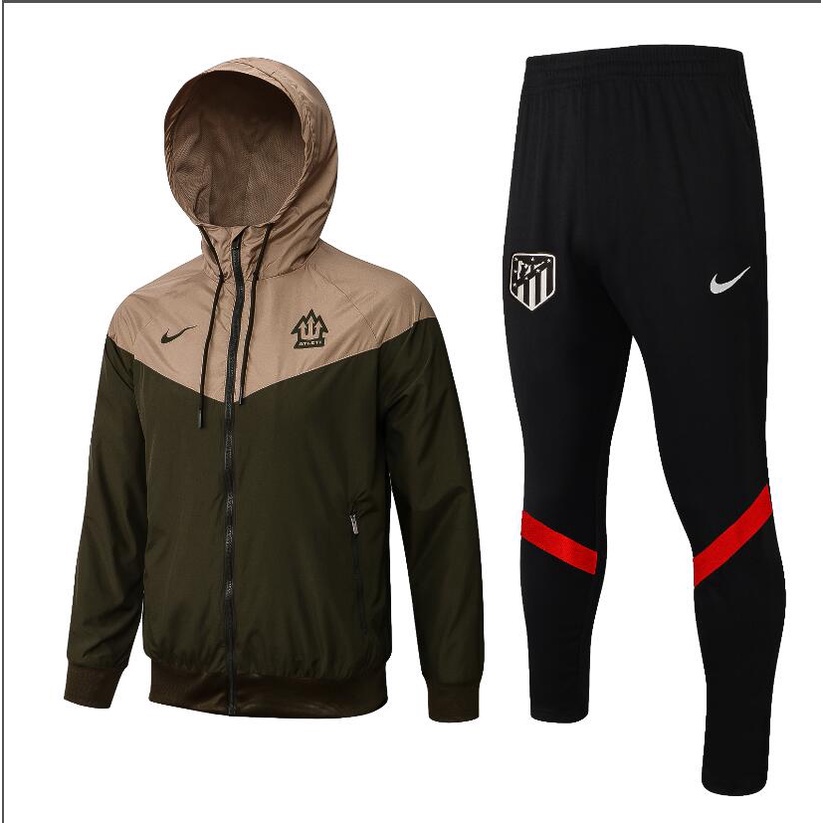 ∈ Áo Khoác Bóng Đá Tay Dài Chống Nước Có Khóa Kéo Size S-XXL s2yg 21-22