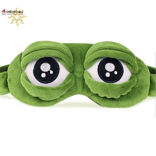 Mặt nạ che mắt hình ếch 3D cho đi ngủ