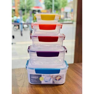 set 5 hộp đựng thực phẩm Joseph Joseph
