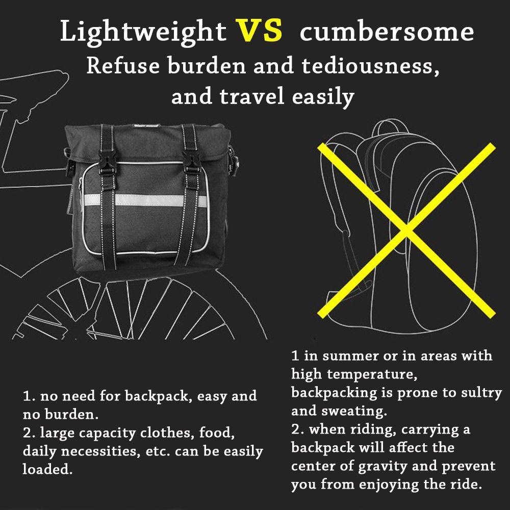 Túi Đựng Đồ Treo Yên Sau Xe Đạp Cỡ Lớn Tiện Dụng