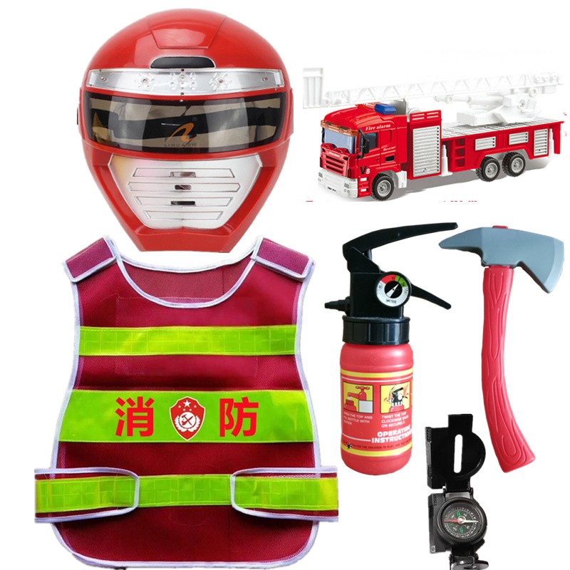 Bộ Đồ Hóa Trang Lính Cứu Hỏa Độc Đáo Cho Bé