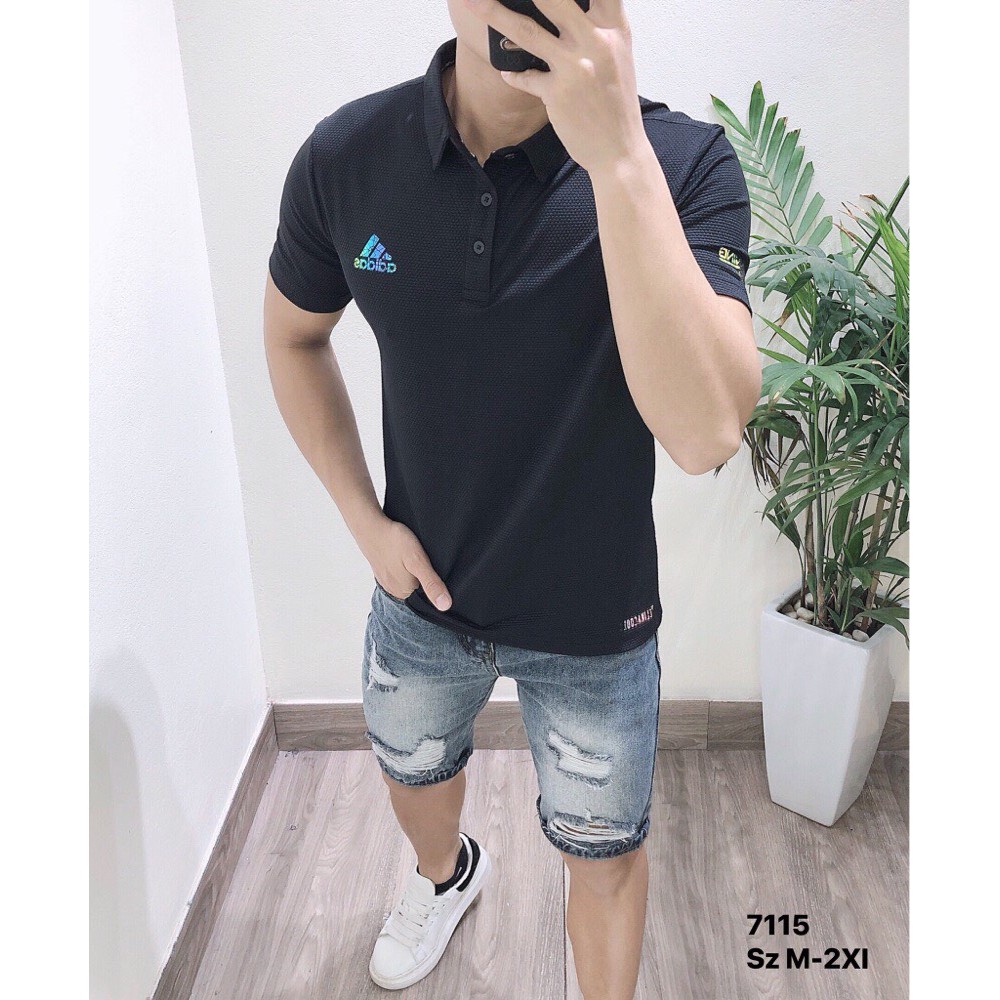 Áo cộc phông thể thao cổ bẻ nam chất thun lạnh thoáng khí cao cấp | BigBuy360 - bigbuy360.vn