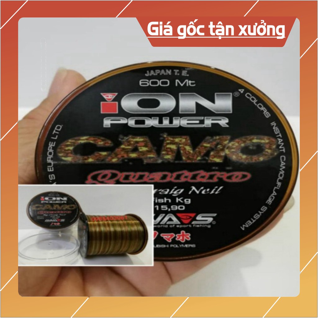 Cước câu cá ION CAMO 600m