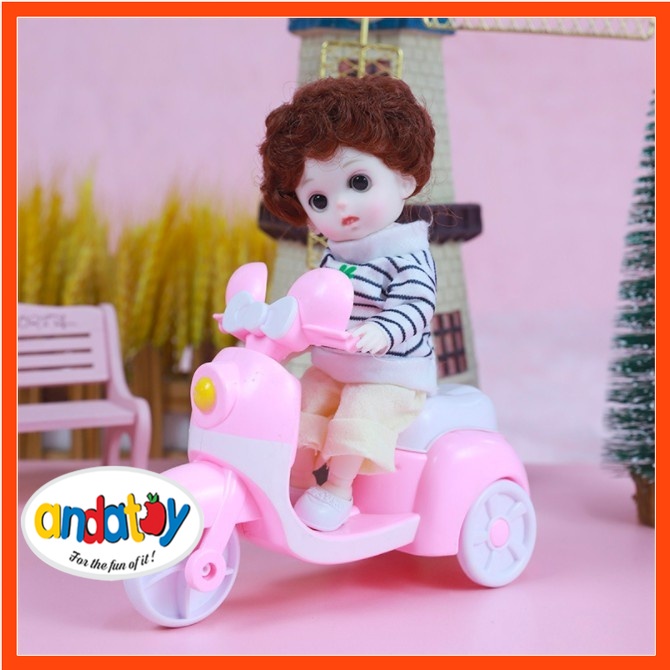 Phụ kiện búp bê xe máy đồ chơi mini cho búp bê ANDATOY AD913