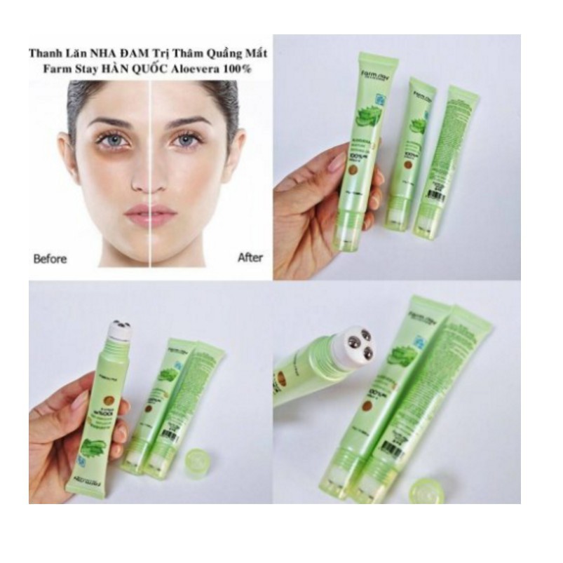 Lăn mắt nha đam 💕 FREESHIP 💕  xóa thâm quầng, cây lăn trị bọng mắt | BigBuy360 - bigbuy360.vn