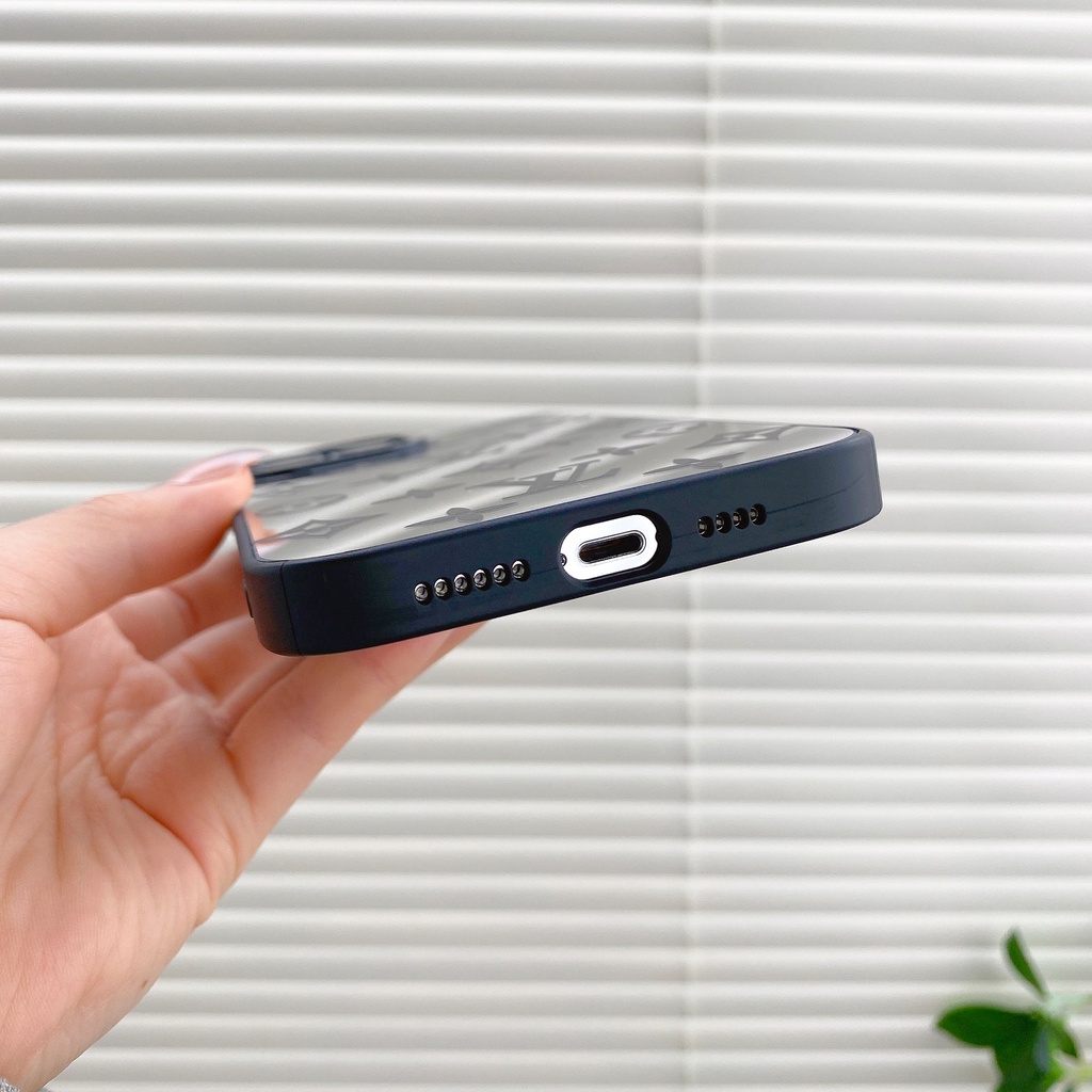 Ốp Điện Thoại Tráng Gương Họa Tiết lv Sang Trọng Cho iphone 14 13 12 11 pro max 14pro