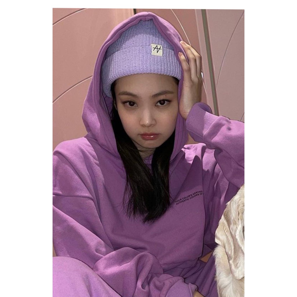 Jennie Lisa Rose Blackpink Mũ len dệt kim thời trang Hàn Quốc theo phong cách nhóm dành cho nữ