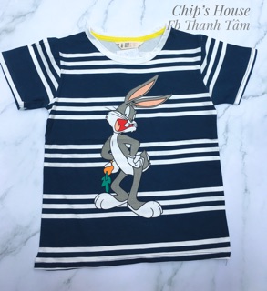 Áo phông cotton thỏ bugs bunny cho bé