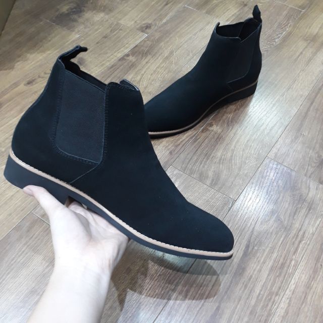 giày chelsea boot da lộn 2018