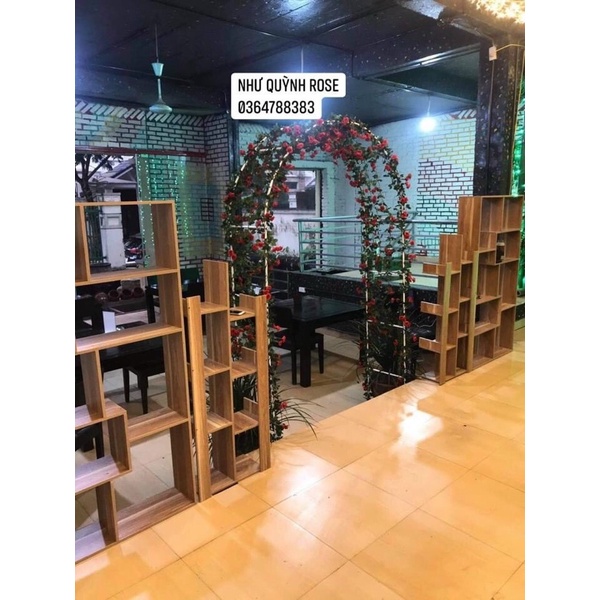 Khung vòm cho hoa hồng leo, cây trang trí rộng 1,4m cao 2,4m, ống 13mm