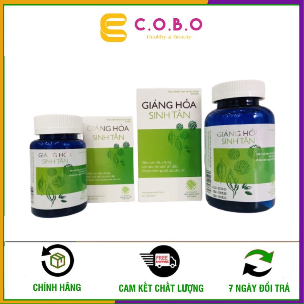 Viên Uống Giáng Hỏa Sinh Tân Mẫu Mới - Giảm Các Triệu Chứng Bốc Hỏa, Kéo Dài Độ Tuổi Thanh Xuân