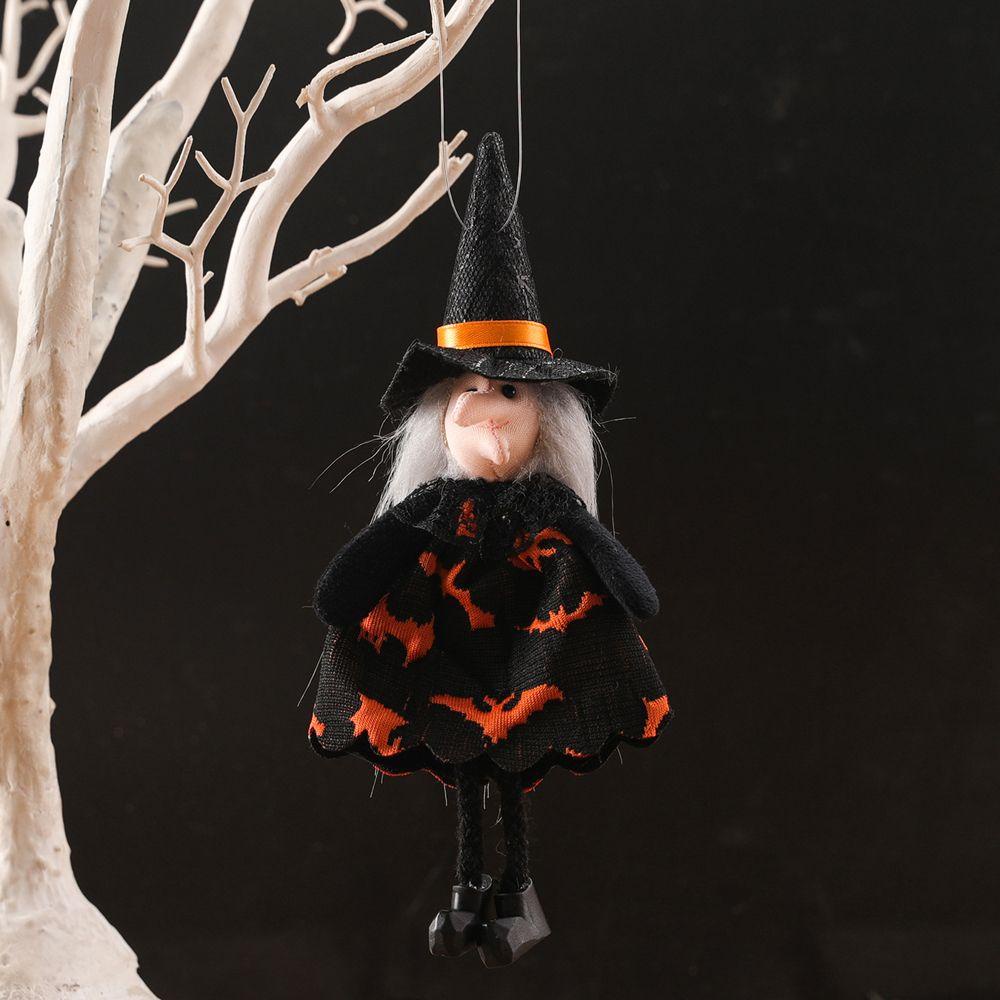 Búp Bê Nhồi Bông Mini Màu Đen Trang Trí Tiệc Halloween