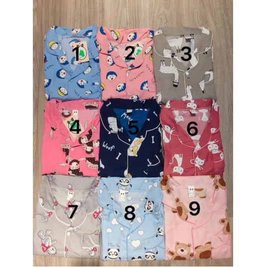 THANH LÝ | Đồ Bộ Mặc Nhà "Quần dài" Pijama Kate Thái - Dưới 58kg